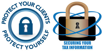 protect your clients, protect yourself icons