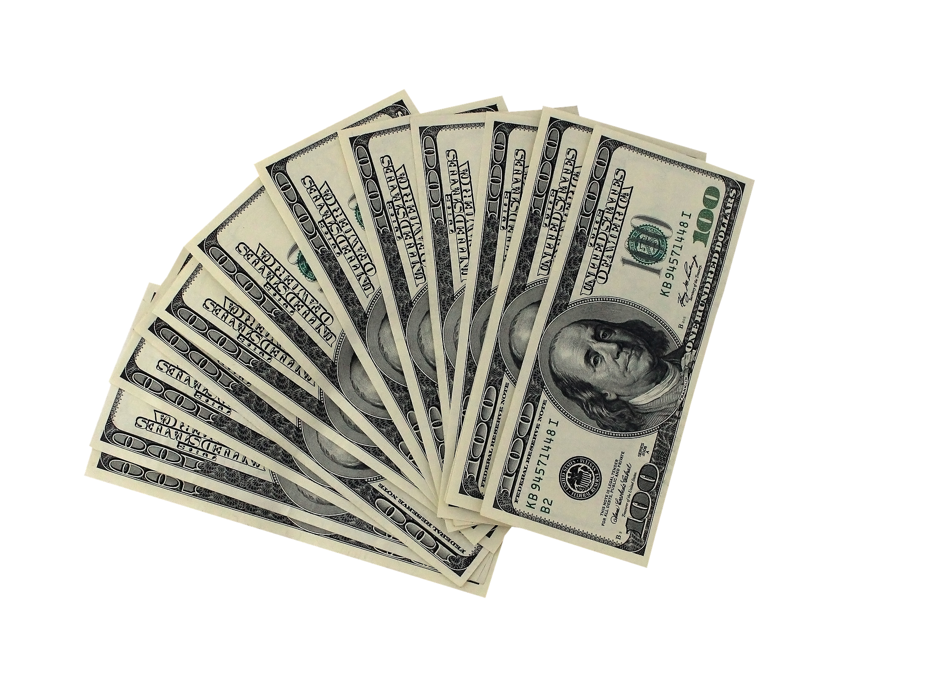$100 dollar bills
