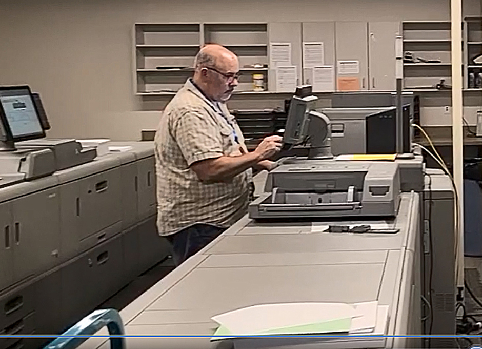 Imaging scanner at the Tax Commission